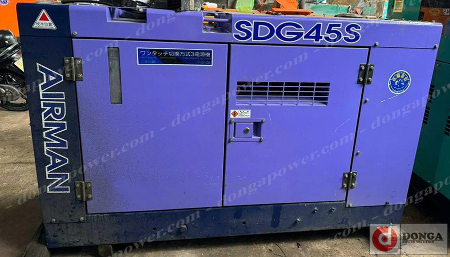 máy phát điện nhật cũ 45kva - 36kw