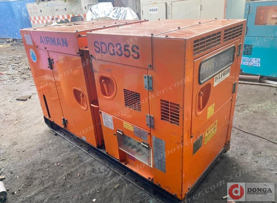 máy phát điện nhật cũ 35kva - 28kw