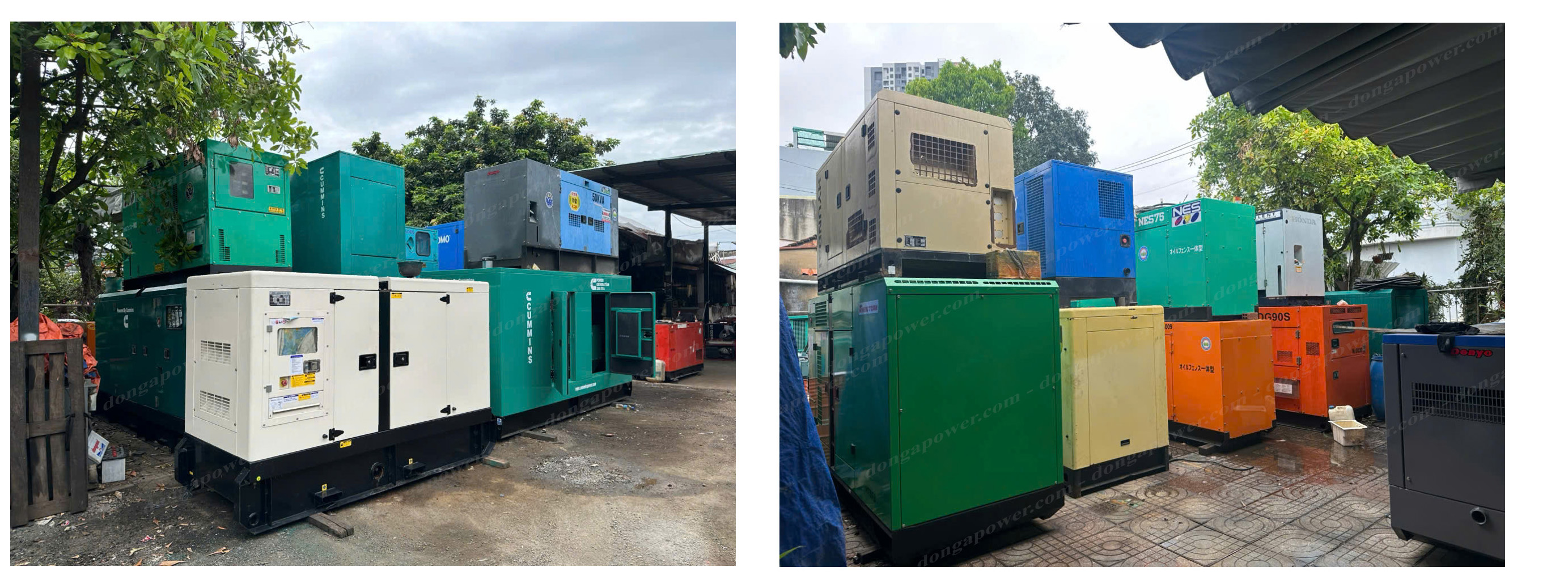 cho thue may phat dien 20kw giá rẻ