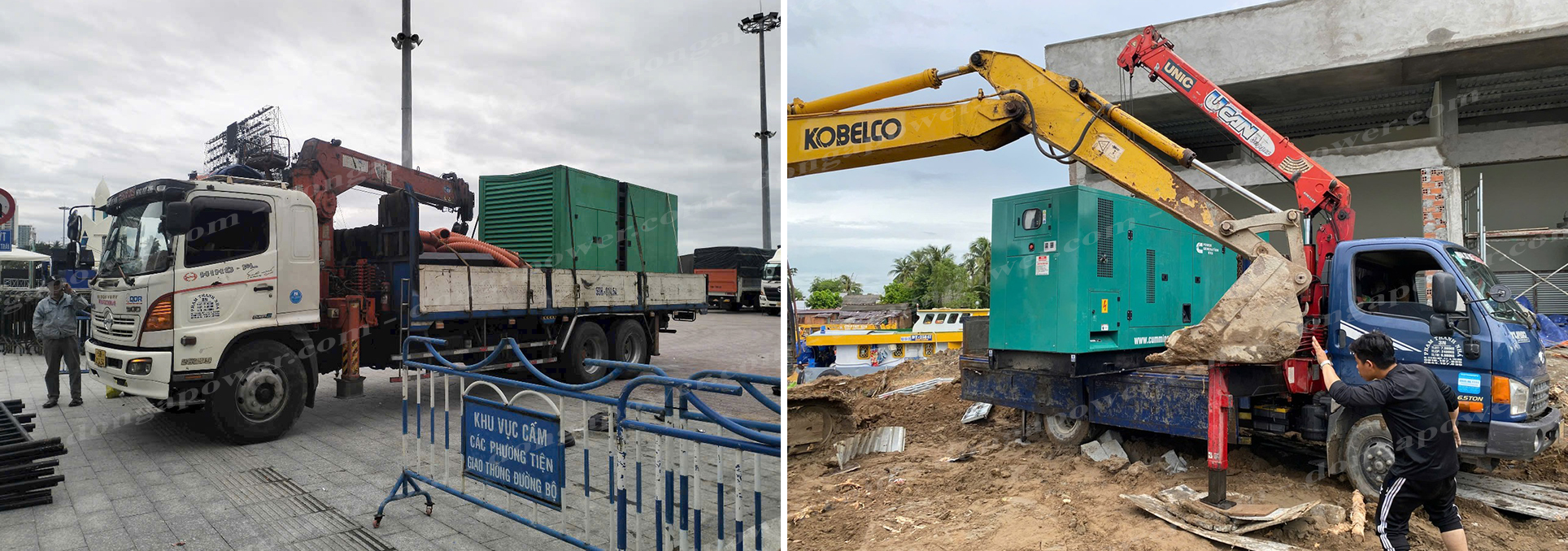 cho thue may phat dien 200kw giá rẻ