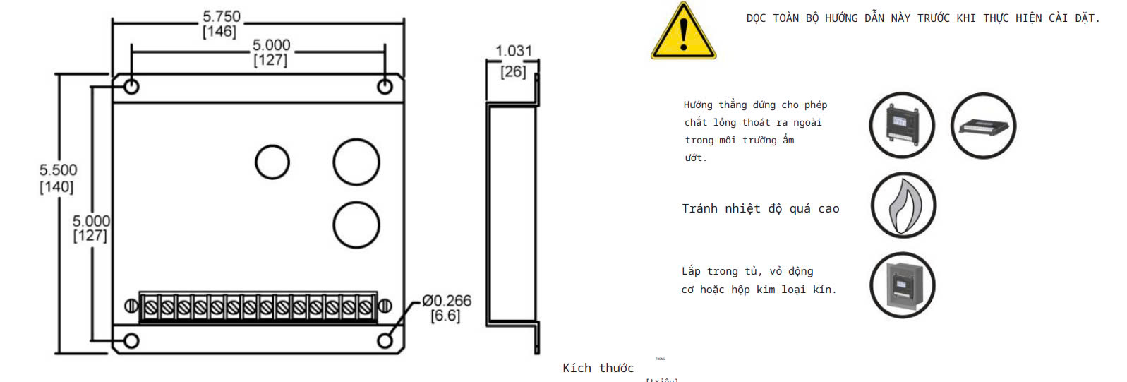 hướng dẫn lắp đặt bộ điều khiển ESD5500E